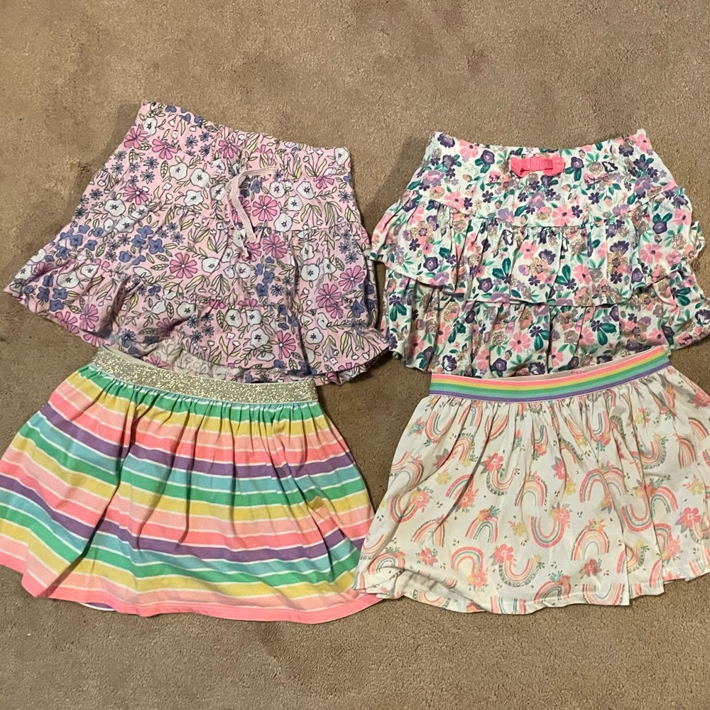 Great back to school skorts! 📚🚌 Colorful Girls' Skirt Set
